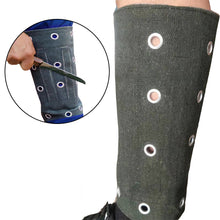 Load image into Gallery viewer, 1Pair Denim Anti-Cutting Leg Guard Built-In Steel Lengthening Enlarging Glass Factory Metal Factory Workers Labor Protection Adjustable Protective Equipment
