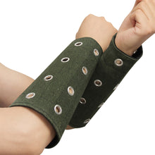 Load image into Gallery viewer, 1Pair Wear-Resistant Canvas Anti-Cutting Wrist Guard With Built-In Metal Bar Prevent Glass Cuts Thickened Arm Guard Labor Protection Elbow Protection
