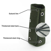 Load image into Gallery viewer, 1Pair Wear-Resistant Canvas Anti-Cutting Wrist Guard With Built-In Metal Bar Prevent Glass Cuts Thickened Arm Guard Labor Protection Elbow Protection
