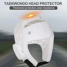 Load image into Gallery viewer, Professional Taekwondo White Helmet Muay Thai Sanda Karate Free Combat Training Tools Sports Equipment
