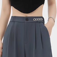 Load image into Gallery viewer, Elegant Chain Brooch Lapel Charm Pin Women Pants Waist Tightening Button Multifunction Clothes Clip Badge Dress Decoration Pin DIY Buckle
