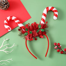 Load image into Gallery viewer, Christmas Decoration Glowing Headband with LED Light Xmas Elk Horn Tree Snowflake Hair Band Kids Girls Hair Accessories Xmas New Year Decor
