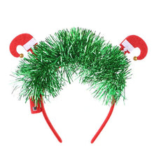Load image into Gallery viewer, Christmas Decoration Glowing Headband with LED Light Xmas Elk Horn Tree Snowflake Hair Band Kids Girls Hair Accessories Xmas New Year Decor
