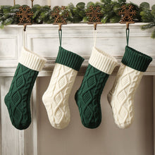 Load image into Gallery viewer, 18"/46cm Large Capacity Christmas Gift Bag Decorative Socks Christmas Knitting Socks Xmas Tree Hanging Ornaments Christmas Decorations
