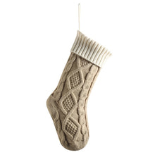 Load image into Gallery viewer, 18"/46cm Large Capacity Christmas Gift Bag Decorative Socks Christmas Knitting Socks Xmas Tree Hanging Ornaments Christmas Decorations

