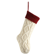 Load image into Gallery viewer, 18"/46cm Large Capacity Christmas Gift Bag Decorative Socks Christmas Knitting Socks Xmas Tree Hanging Ornaments Christmas Decorations
