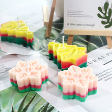 Load image into Gallery viewer, Christmas Snowflake/Tree Candle Soap Silicone Mold DIY Handmade Christmas Gifts Aromatherapy Candle Gypsum Resin Mold Home Christmas Decoration Gifts
