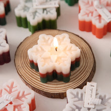 Load image into Gallery viewer, Christmas Snowflake/Tree Candle Soap Silicone Mold DIY Handmade Christmas Gifts Aromatherapy Candle Gypsum Resin Mold Home Christmas Decoration Gifts
