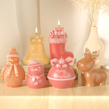 Load image into Gallery viewer, Christmas Ornament Candle Soap Silicone Mold DIY Handmade Christmas Gifts Aromatherapy Candle Gypsum Resin Mold Home Christmas Decoration Gifts
