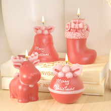 Load image into Gallery viewer, Christmas Ornament Candle Soap Silicone Mold DIY Handmade Christmas Gifts Aromatherapy Candle Gypsum Resin Mold Home Christmas Decoration Gifts
