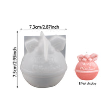 Load image into Gallery viewer, Christmas Ornament Candle Soap Silicone Mold DIY Handmade Christmas Gifts Aromatherapy Candle Gypsum Resin Mold Home Christmas Decoration Gifts
