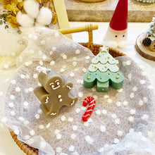 Load image into Gallery viewer, Christmas Gingerbread man/Tree Candle Soap Silicone Mold DIY Handmade Christmas Gifts Aromatherapy Candle Gypsum Resin Mold Home Christmas Decoration Gifts
