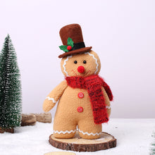 Load image into Gallery viewer, 30cm Christmas Gingerbread Man Stuffed Doll Couple Plush Dolls Xmas Tree Ornaments Kids Gift Christmas Home Decorations
