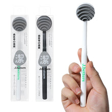 Load image into Gallery viewer, Silicone Tongue Coating Cleaner for Oral Clarity Double SideTongue Scraper Copper Oral Cleaner Brush Hygiene Care Tools
