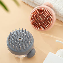 Load image into Gallery viewer, Silicone Hair Wash Brush Soft Teeth Massage Comb Hair Press Out Liquid Bath Brush Bath Brush Soft Rubber Scalp Cleaning Brush
