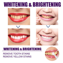 Load image into Gallery viewer, V34 Purple Toner Tooth Whitening Pen for Tooth Cleaning Removing Stains Preventing Pigment Deposition Oral Care
