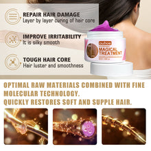 Load image into Gallery viewer, Keratin Repair Hair Mask Magical Repair Damage Frizzy Soft Smooth Shiny Hair Deep Moisturize Hair Treat Repair Hair Scalp Care
