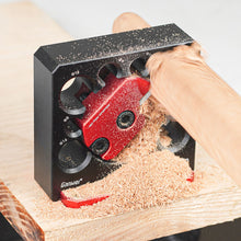 Load image into Gallery viewer, Adjustable Electric Drill Milling Dowel Round Rod Auxiliary Tool with 8-20mm Holes Carbide Blades Inserts Dowel Maker Woodworking
