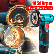 Load image into Gallery viewer, 12V Brushed Angle Grinder 19500rpm Grinding Polishing Machine Cordless Lithium Battery Rechargeable Grinder Cutting Power Tools
