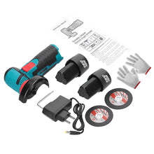 Load image into Gallery viewer, 12V Brushless Angle Grinder 19500rpm Grinding Polishing Machine Cordless Lithium Battery Rechargeable Grinder Cutting Power Tools
