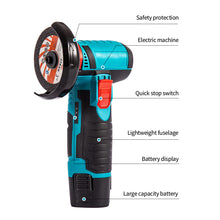 Load image into Gallery viewer, 12V Brushless Angle Grinder 19500rpm Grinding Polishing Machine Cordless Lithium Battery Rechargeable Grinder Cutting Power Tools

