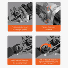Load image into Gallery viewer, Angle Grinder Conversion Universal Head Adapter Converter M10 Thread for Type 100 Swing Saw Cutter Polisher Polish Oscillate

