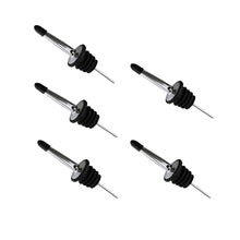 Load image into Gallery viewer, 5pcs Stainless Steel Wine Pour Wine Bar Cocktail Shaker Fancy Shaker Mouth Wine Bottle Stopper Drain Bottle Stopper
