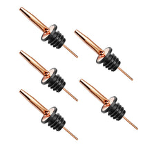 Load image into Gallery viewer, 5pcs Stainless Steel Wine Pour Wine Bar Cocktail Shaker Fancy Shaker Mouth Wine Bottle Stopper Drain Bottle Stopper

