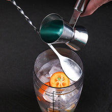 Load image into Gallery viewer, 304 Stainless Steel Stir Bar Spoon Mixing Ounces Cocktail Spoon Drink Shaker Muddler Stirrer Bartender Tools Teadrop Spoon Bar Tools

