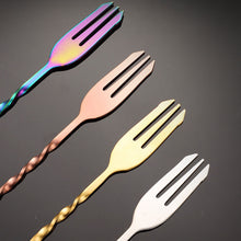 Load image into Gallery viewer, Stainless Steel Stir Bar Spoon Mixing Ounces Cocktail Spoon Drink Shaker Muddler Stirrer Bartender Tools Teadrop Spoon Bar Tools
