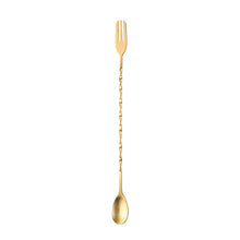 Load image into Gallery viewer, Stainless Steel Stir Bar Spoon Mixing Ounces Cocktail Spoon Drink Shaker Muddler Stirrer Bartender Tools Teadrop Spoon Bar Tools
