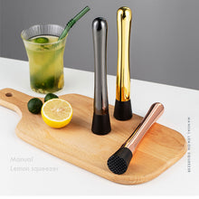 Load image into Gallery viewer, Multifunctional Stainless Steel Crushed Ice Hammer Crushed Popsicle Sticks Cocktail Ice Cube Fruit Crusher Muddle Pestles Barware Tools
