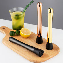 Load image into Gallery viewer, Multifunctional Stainless Steel Crushed Ice Hammer Crushed Popsicle Sticks Cocktail Ice Cube Fruit Crusher Muddle Pestles Barware Tools
