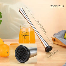 Load image into Gallery viewer, Multifunctional Stainless Steel Crushed Ice Hammer Crushed Popsicle Sticks Cocktail Ice Cube Fruit Crusher Muddle Pestles Barware Tools
