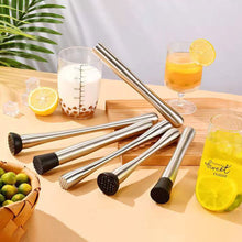Load image into Gallery viewer, Multifunctional Stainless Steel Crushed Ice Hammer Crushed Popsicle Sticks Cocktail Ice Cube Fruit Crusher Muddle Pestles Barware Tools
