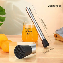 Load image into Gallery viewer, Multifunctional Stainless Steel Crushed Ice Hammer Crushed Popsicle Sticks Cocktail Ice Cube Fruit Crusher Muddle Pestles Barware Tools
