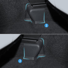 Load image into Gallery viewer, 2Pcs/3Pcs/4Pcs Car Under Seat Corner Anti-Kick Guard Front Rear Seat Slide Rails Protector Covers Decor Protection Shell For Tesla Model Y 2021-2023
