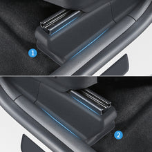 Load image into Gallery viewer, 2Pcs/3Pcs/4Pcs Car Under Seat Corner Anti-Kick Guard Front Rear Seat Slide Rails Protector Covers Decor Protection Shell For Tesla Model Y 2021-2023
