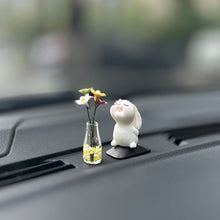 Load image into Gallery viewer, Car Interior Center Console Decoration Mini Rabbit Miniature Vase Auto Ornaments For Car Funny Decoration Accessories
