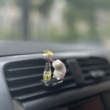 Load image into Gallery viewer, Car Interior Center Console Decoration Mini Rabbit Miniature Vase Auto Ornaments For Car Funny Decoration Accessories
