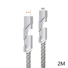 Load image into Gallery viewer, 4 In 1 100W USB Type C Cable Fast Charging For Samsung Xiaomi Huawei Oneplus USB C To Lighting Cable For iPhone 14 13 12 Pro Max
