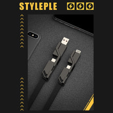 Load image into Gallery viewer, 4 In 1 100W USB Type C Cable Fast Charging For Samsung Xiaomi Huawei Oneplus USB C To Lighting Cable For iPhone 14 13 12 Pro Max
