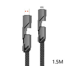 Load image into Gallery viewer, 4 In 1 100W USB Type C Cable Fast Charging For Samsung Xiaomi Huawei Oneplus USB C To Lighting Cable For iPhone 14 13 12 Pro Max
