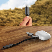 Load image into Gallery viewer, 6 in 1 Multi Fast Charging Cable Keychain PD for Apple iPhone Lightning 27W Andriod TYPE-C 60W QC 18W Fast Charging Data Cable
