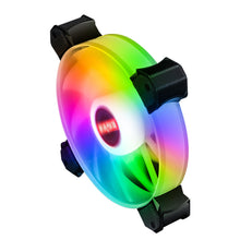 Load image into Gallery viewer, 12cm Rgb 5v Pwm 3+4pin Case Fan Quiet PC Radiator CPU Cooler ARGB Sync With Motherboard Fans Silent Cooling Fan Colorful Lights

