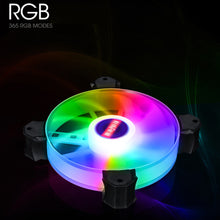 Load image into Gallery viewer, 12cm Rgb 5v Pwm 3+4pin Case Fan Quiet PC Radiator CPU Cooler ARGB Sync With Motherboard Fans Silent Cooling Fan Colorful Lights
