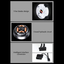 Load image into Gallery viewer, 12cm Rgb 5v Pwm 3+4pin Case Fan Quiet PC Radiator CPU Cooler ARGB Sync With Motherboard Fans Silent Cooling Fan Colorful Lights
