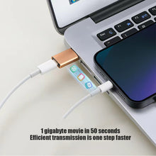 Load image into Gallery viewer, 3 in 1 OTG Adapter Type C Female to USB / Micro USB / Interface for iPhone Male OTG Adapter Data Transfer C Otg Connectors
