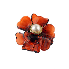 Load image into Gallery viewer, Elegant Retro Flowers Pearl Hair Clip Clamp Fashion Ponytail Crab Claw Woman Girl Hair Accessories
