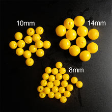 Load image into Gallery viewer, 8/10/14MM Fishing Float Bead Bait Strong Corn Carp Wild Fishing Silicone Soft Bead Bait Outdoor Fishing Accessories
